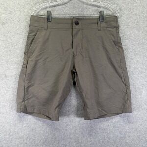 Kuhl Shorts Mens 32 Brown Renegade 10in Hiking Outdoor Nylon Stretch Casual